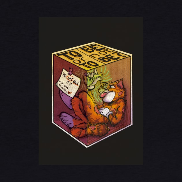 Schrödinger's Cat Color by hnnart 